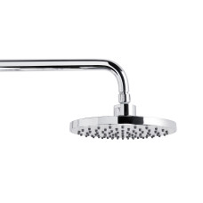 Душова система з верхнім тропічним душем універсальна Qtap Sloup на два споживача QT57103OC Chrome
