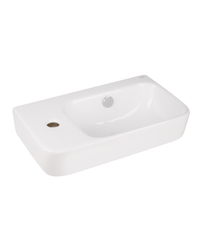 Раковина Qtap Tern 450х260х155 White з донним клапаном QT17115117LW