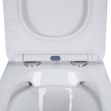 Унітаз підвісний Qtap Presto безобідковий з сідінням Soft-close QT24332615EW