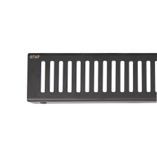 Трап із нержавіючої сталі Qtap Taurus Tile800 лінійний із сухим затвором під плитку