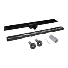 Трап із нержавіючої сталі Qtap Taurus Tile800 лінійний із сухим затвором під плитку