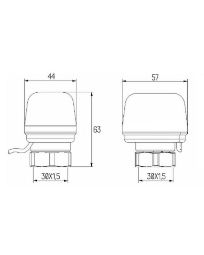 Сервопривод Icma 220V тип відкритий №983 (NA)