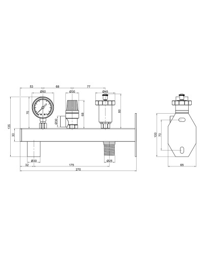 Група безпеки SD Plus для розширювального бака 3/4'' SD292W20