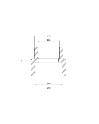 Муфта PPR Thermo Alliance 40х32