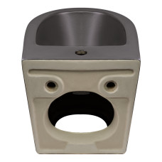 Біде підвісне Qtap Robin 495х370х325 Matt black QT1355046FMB