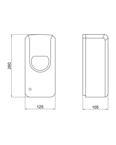 Дезінфектор Qtap Pohodli 6V безконтактний QT170WH42921 White (Zdraví)