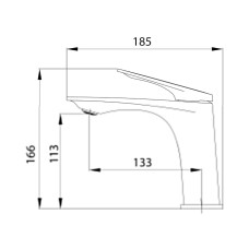 Змішувач для раковини Qtap Vlasta New QTVLA270CRM45640 Chrome