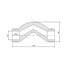 Обвід короткий PPR Blue Ocean 25