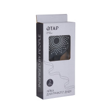 Лійка для ручного душу Qtap Rucni 120 мм округла QTRUC125BLM45776 Black Matt