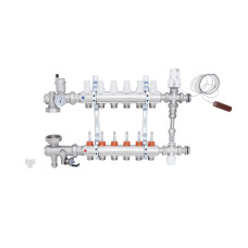 Колекторна група Icma 1" 6 виходів, з витратоміром №K0111