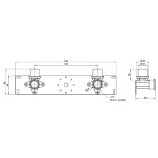 Планка прес в зборі Icma 16х1/2" №412