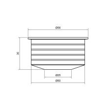 Перехід каналізаційний TA Sewage 50х25