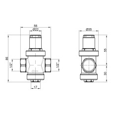 Редуктор Icma 1/2" №248