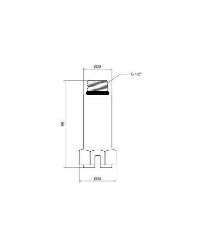 Заглушка "пробка" PPR Thermo Alliance 1/2" ЗР