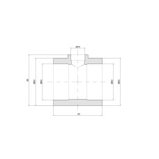 Трійник PPR Thermo Alliance 63х25х63