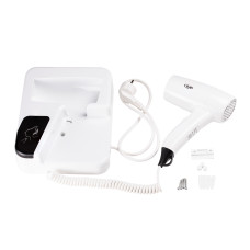 Фен із тримачем Qtap Pohodli 1200 Вт QTF1200RNP White (Pobut)