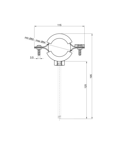 Хомут SD Plus 2" SD10050