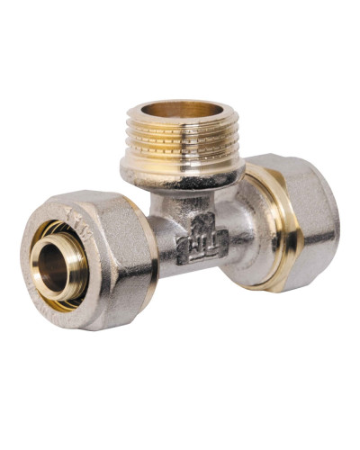 Трійник обтискний Valve 16х1/2"х16 ЗР SV160161516