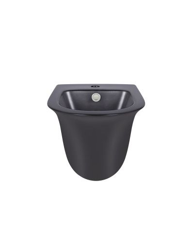 Біде підвісне Qtap Virgo 485х345х365 Matt black QT1855051FMB