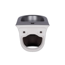 Біде підвісне Qtap Virgo 485х345х365 Matt black QT1855051FMB