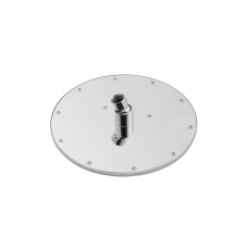 Душова система з верхнім тропічним душем універсальна Qtap Brno термостатична на два споживача QTBRN5769103ONC Chrome