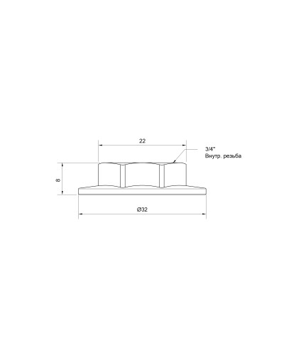 Контргайка-шайба SD Plus 3/4" SD40620