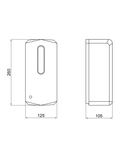 Дезінфектор Qtap Pohodli 6V безконтактний QT170WH42923 White (Zdraví)