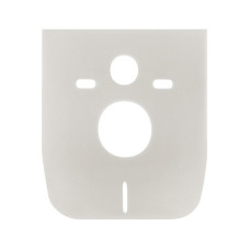 Комплект: Qtap Robin Ultra Quiet унітаз підвісний QT1333046EUQW + Nest комплект інсталяції 4в1 (кругла клавіша Satin) QT0133M425 + QT0111M11111SAT