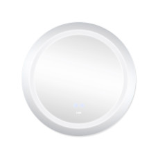 Дзеркало Lidz Aria R600 з LED-підсвічуванням Touch, з антизапотіванням, з димером, рег. яскравості LD78LR600