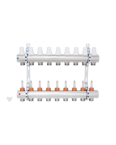 Колектор Icma 1" 9 виходів, з витратомірами №K013
