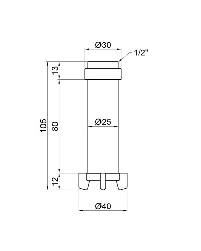 Картридж фільтруючий SD Forte для самопромивного фільтра 1/2", 3/4" SF127FW1520