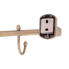 Тримач для рушника Qtap Liberty 3 гачка 365 мм QTLIBANT11543 Antic Bronze