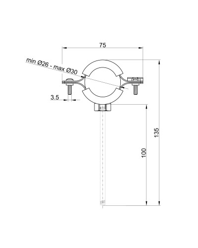 Хомут SD Plus 3/4" SD10020