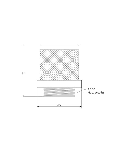 Сітка зворотного клапана SD Plus 1" 1/2 SD245W40