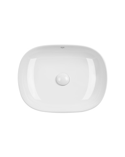 Раковина-чаша Qtap Aquarius 465x375x115 White з донним клапаном QT21112185W