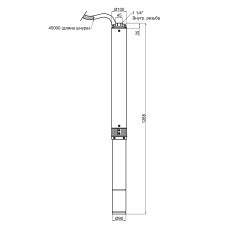 Насос заглибний відцентровий Thermo Alliance 4SSM4-18 1,5 кВт