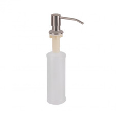 Мийка для кухні інтегрована з полицею для ножів Lidz Handmade H6045K (LDH6045KBRU43023) Brushed Steel 3,0/1,0 мм