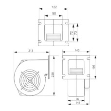 Вентилятор котла M Plus M Арт. X145