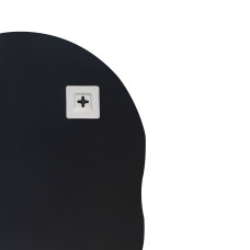 Дзеркало Lidz Anny 140.07.02 (1) 600х850х106 настінне з поличкою прямокутне з дугоподібним верхом та фігурними боками LD78AN6085