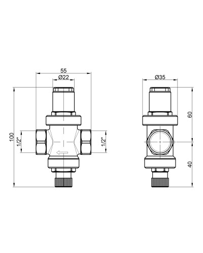 Редуктор Icma 1/2" №247