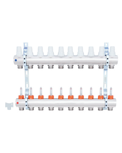 Колектор Icma 1" 10 виходів, з витратомірами №K013