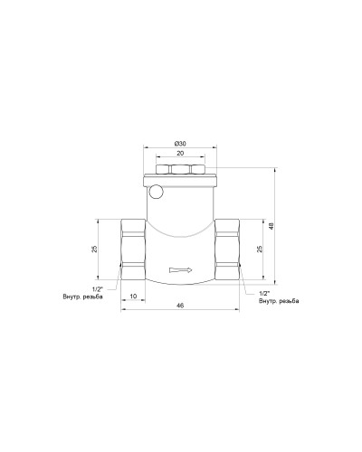 Зворотний клапан SD Plus 1/2" SD242W15