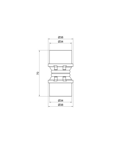 Муфта прес Icma 32 №400