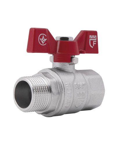 Кульовий кранThermo Alliance Forte 3/4"ВЗ "метелик" SF607W20