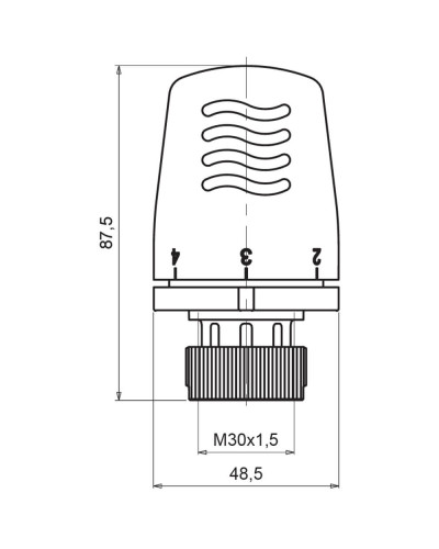 Термоголовка Icma 30х1,5 №1101