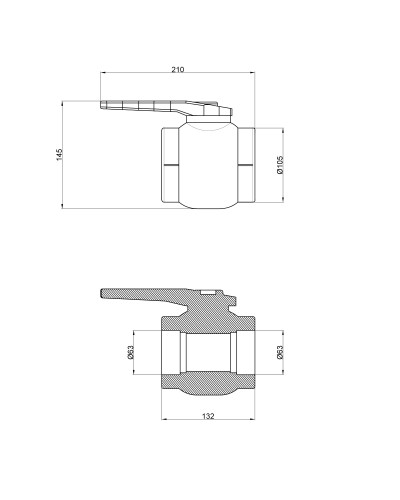 Кран кульовий PPR Thermo Alliance 63