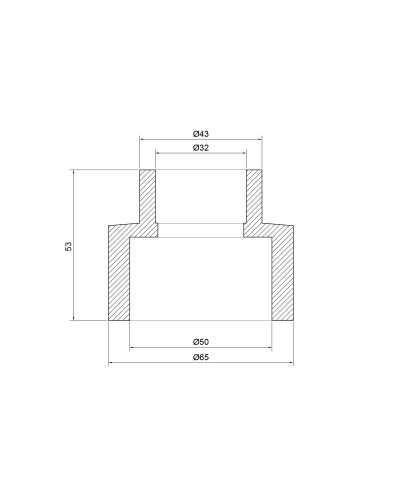 Муфта PPR Thermo Alliance 50х32