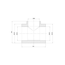 Трійник PPR Thermo Alliance 110х90х110