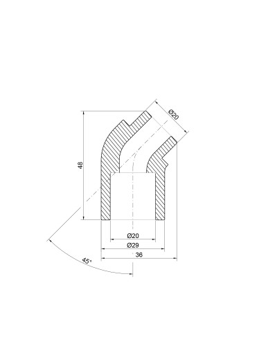 Кутик PPR Thermo Alliance 20, 45°