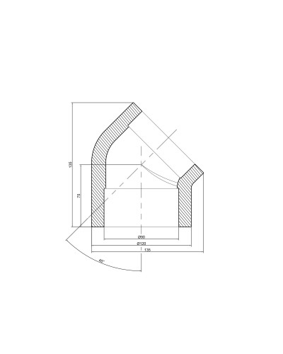 Кутик PPR Thermo Alliance 90, 45°